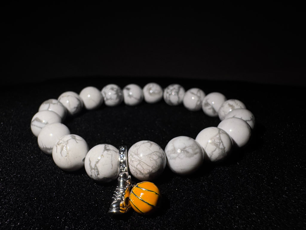 Aetheria Court Luxe — 10mm White Beaded Bracelet