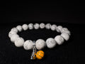 Aetheria Court Luxe — 10mm White Beaded Bracelet