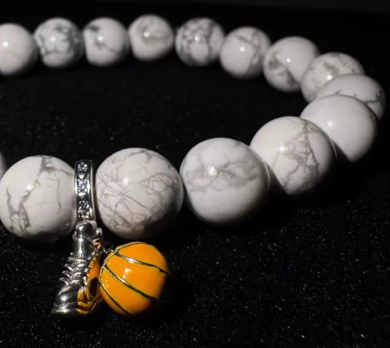 Aetheria Court Luxe — 10mm White Beaded Bracelet