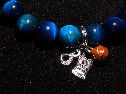 Aetheria Blue Tiger Royale — 10mm Bracelet