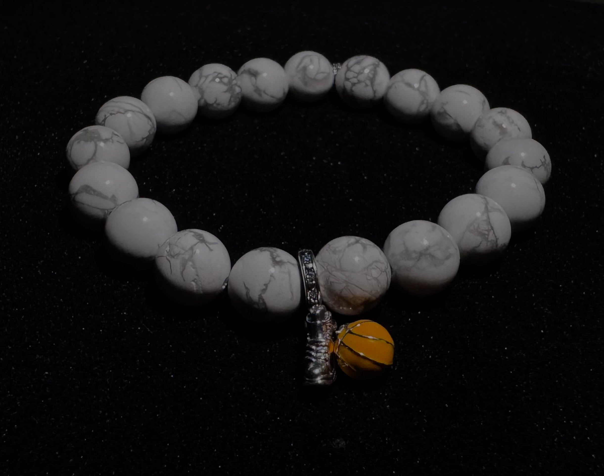 Aetheria Court Luxe — 10mm White Beaded Bracelet